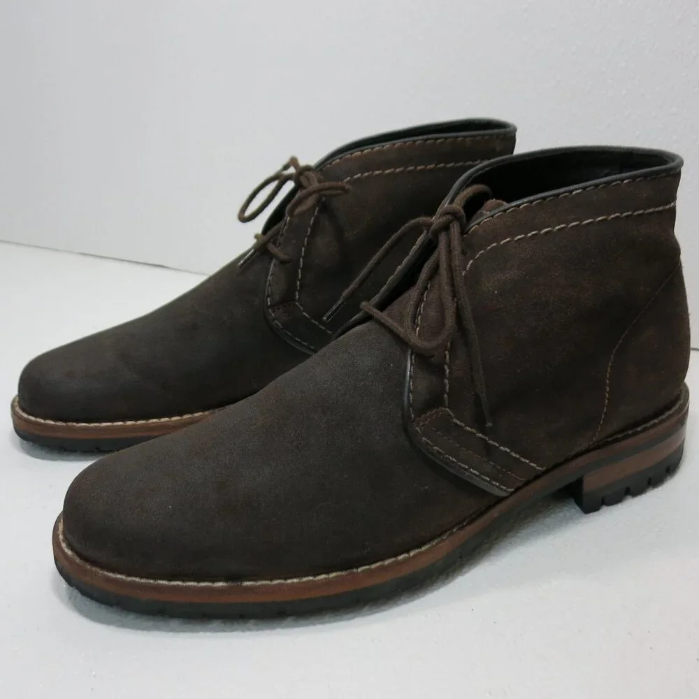 Tommy Hilfiger Leather Chukka Boots Casual Dress Shoes Men's Footwear Boot Sz 9